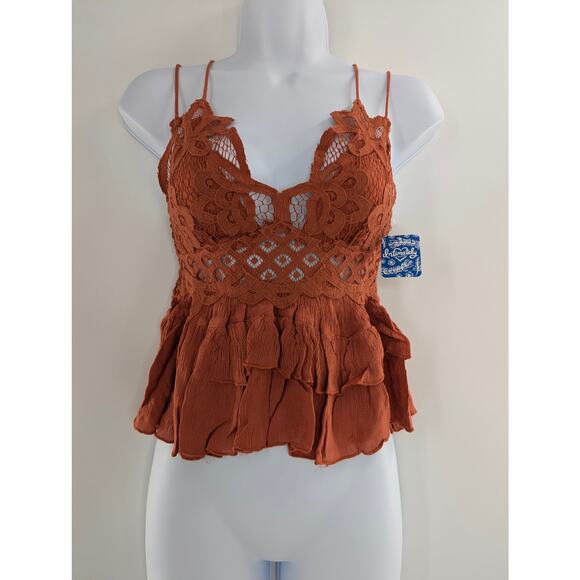 Free People Adella Lace Camisole Top - Picture 6 of 13